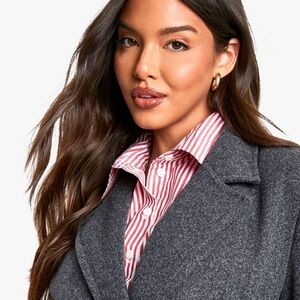 Tailored Double Breasted Coat